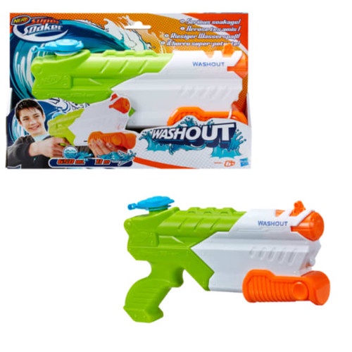 Nerf Super Soaker WashOut Blaster Mainan AIr