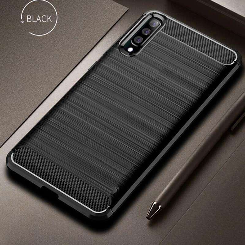 Case Ipaky Carbon all type OPPO Soft Case Casing Slim Rugged Armor