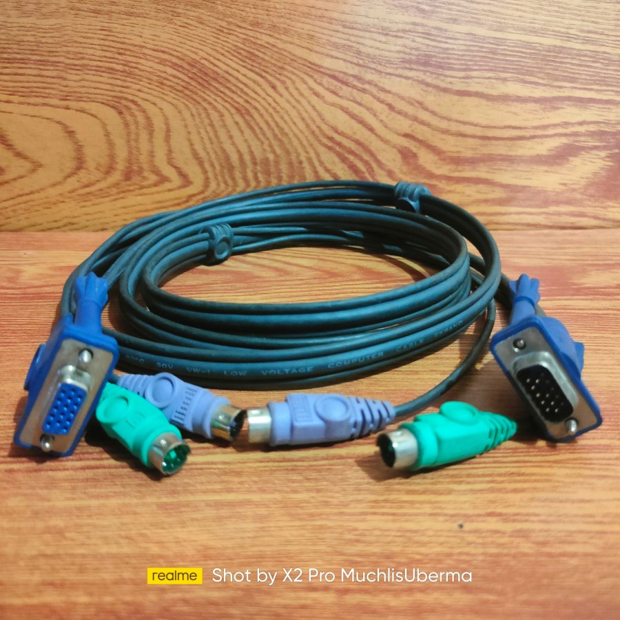 1.8M PS/2 Slim KVM Cable 2L-5002P/C