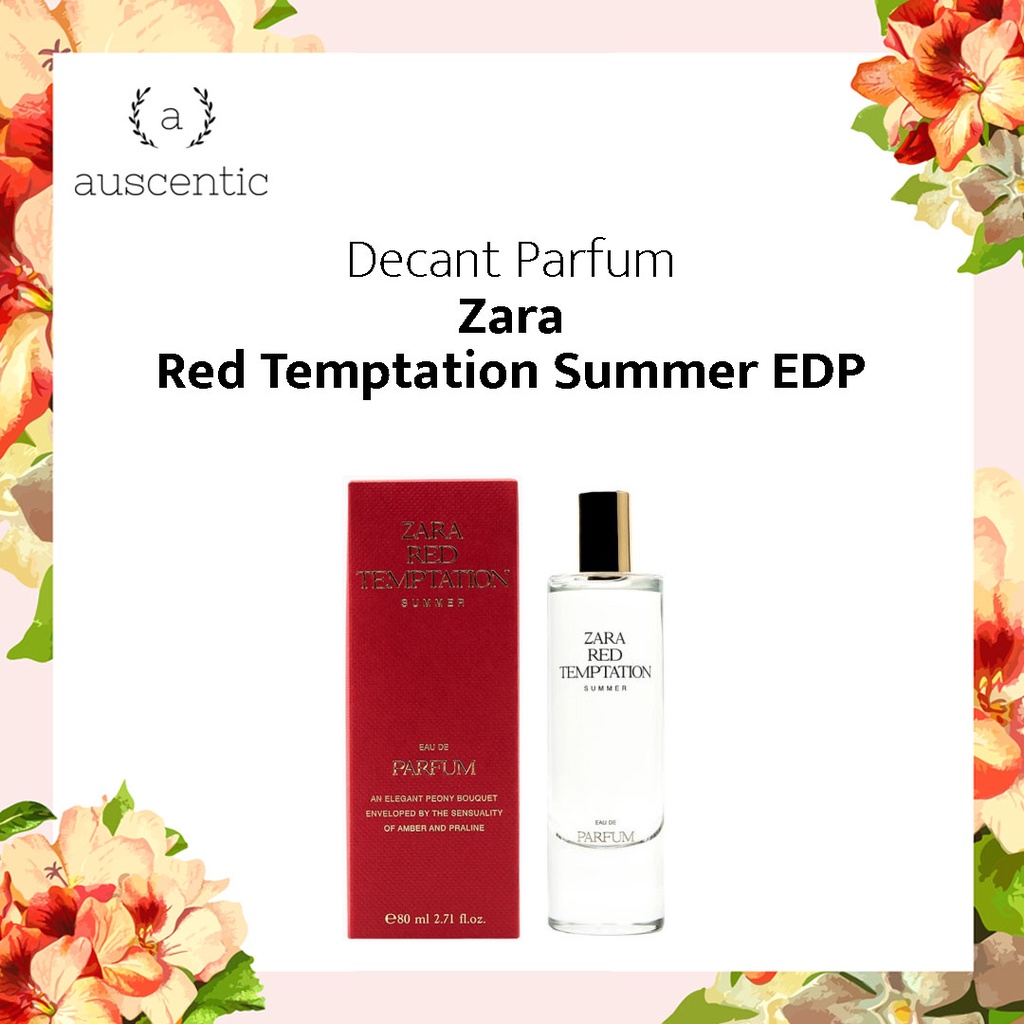 Decant Original Zara Red Temptation Summer EDP
