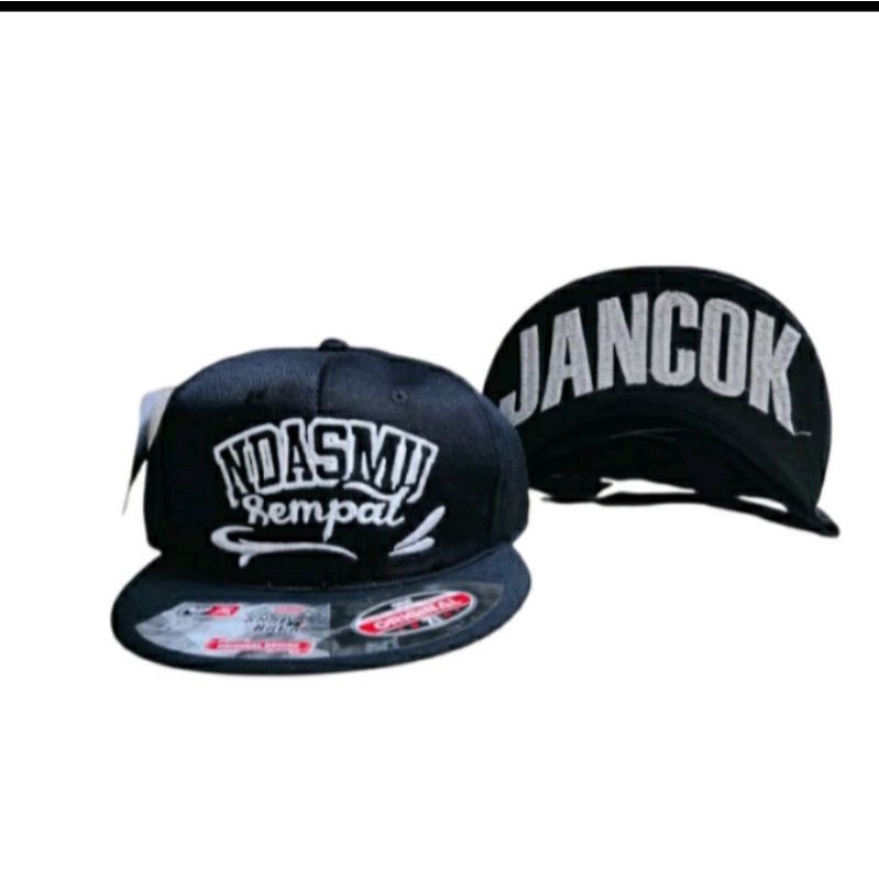 Snapback Ndasmu Black Keren