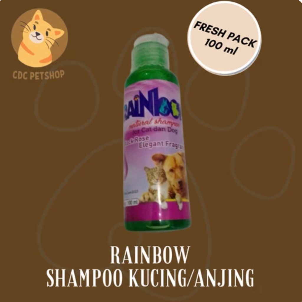 Shampoo Kucing Rainbow 250 ml - 100 ml