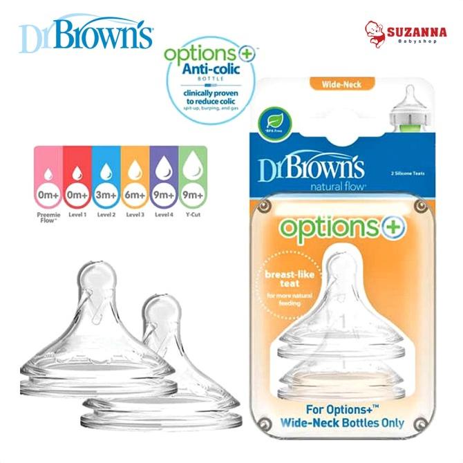 DISKON Dr Brown Wide Neck Nipple