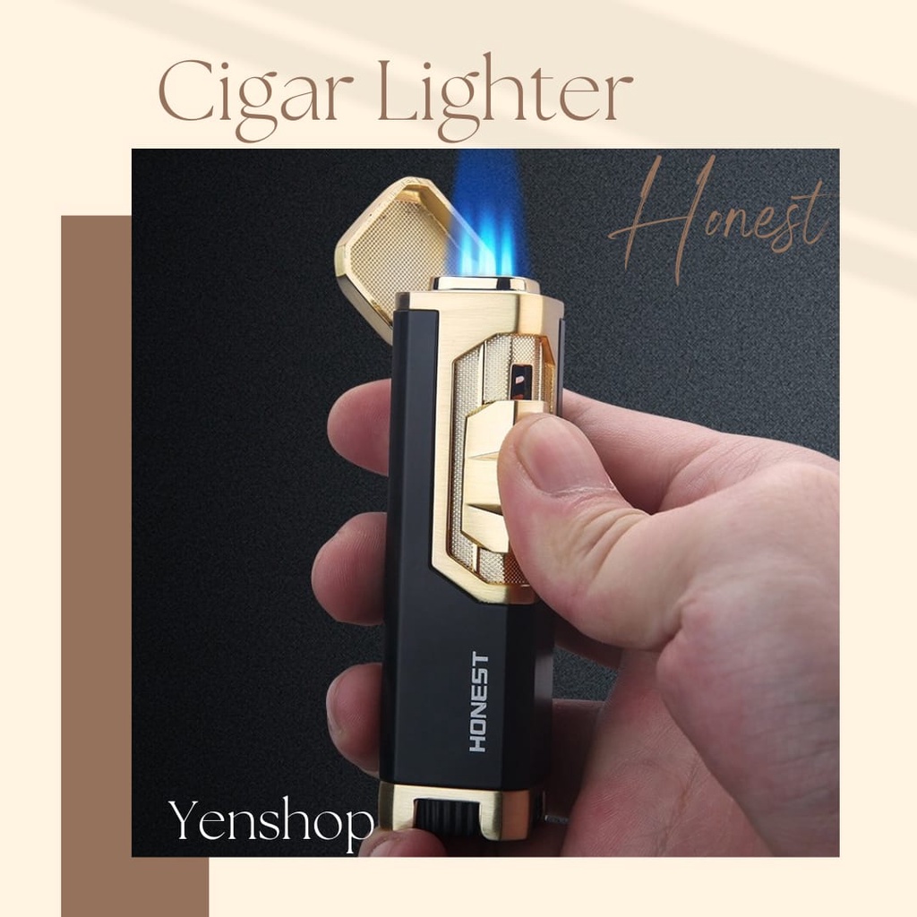 Korek Api 4 Api Las 4 Jet Flame Lighter HONEST BCZ 751-2
