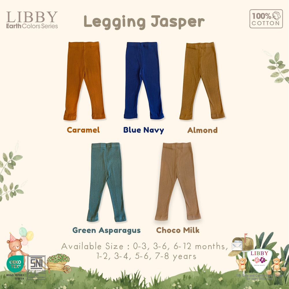 LIBBY EARTH COLORS LEGGING JASPER