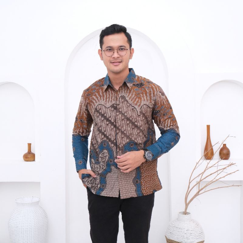 baju batik pria  terbaru