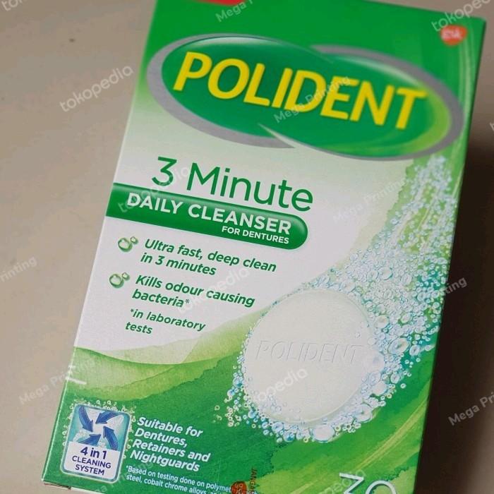 Polident Cleanser 30Tablet Termurah !!