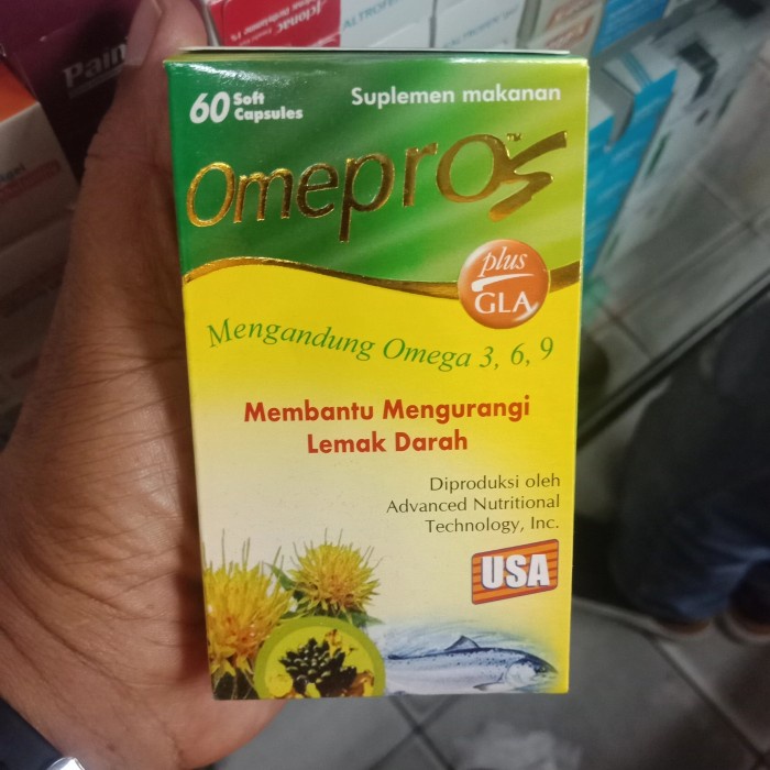 Terlaris Omepros Suplemen Makanan 60Softkapsul