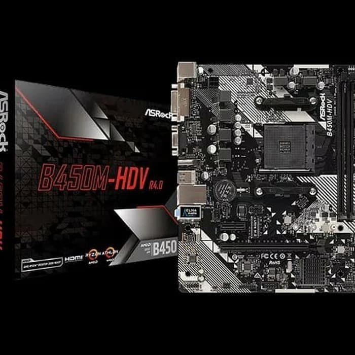 ASROCK B450M-HDV (Socket AM4)