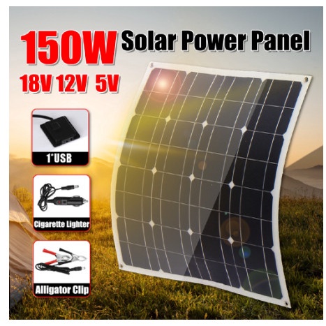 Controller Panel Surya 150W 18V DC 12V / 5V DC Fleksibel