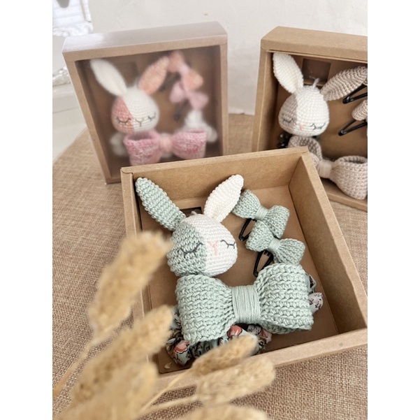 Handmade baby gift set