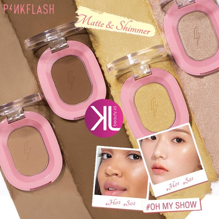 DISKON !! PINKFLASH OhMyShow Highlighter Contour Shimmer [KODE 467]