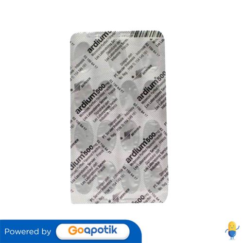 ARDIUM 500 MG STRIP 15 TABLET