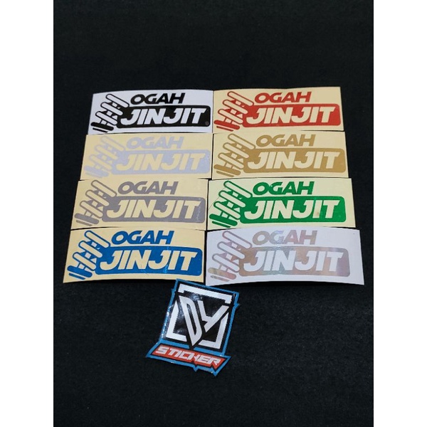 STICKER OGAH JINJINT CUTTING