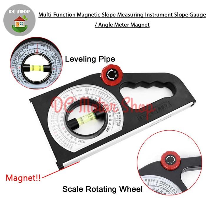 Multi Rotary Angle Meter Protactor /Meteran Sudut Waterpass Magnetic