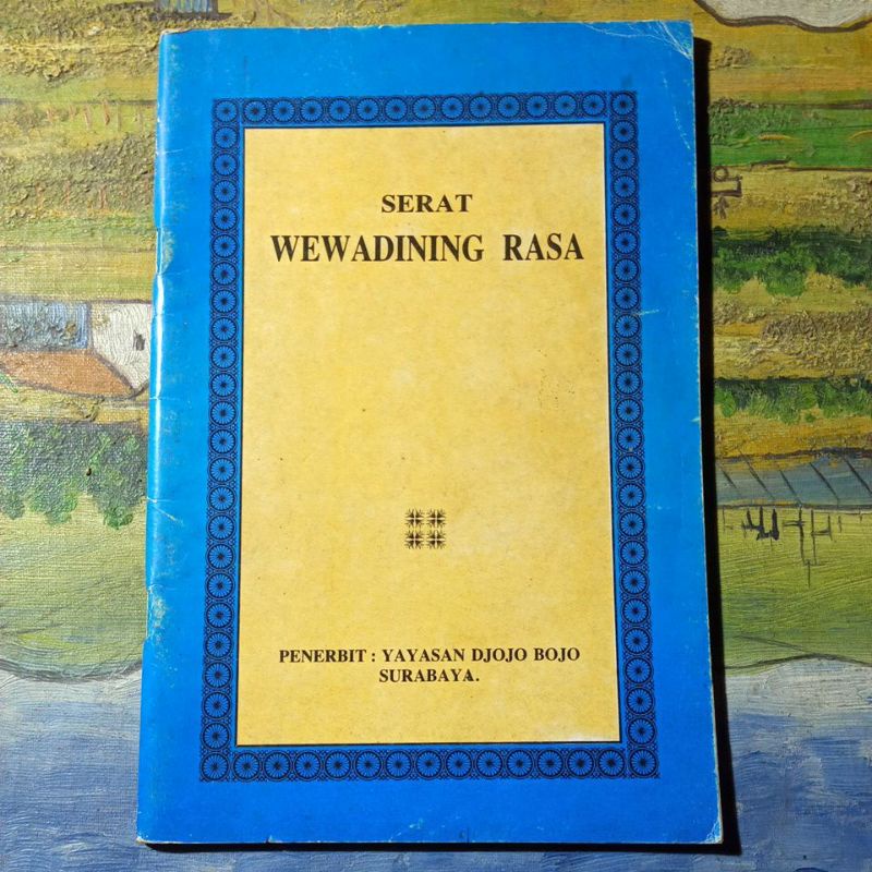 Buku Serat wewadining rasa