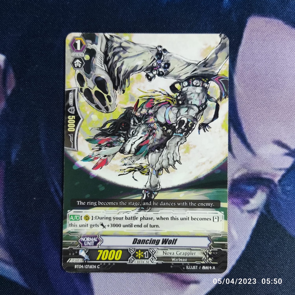 vanguard (EN) dancing wolf - BT04 C