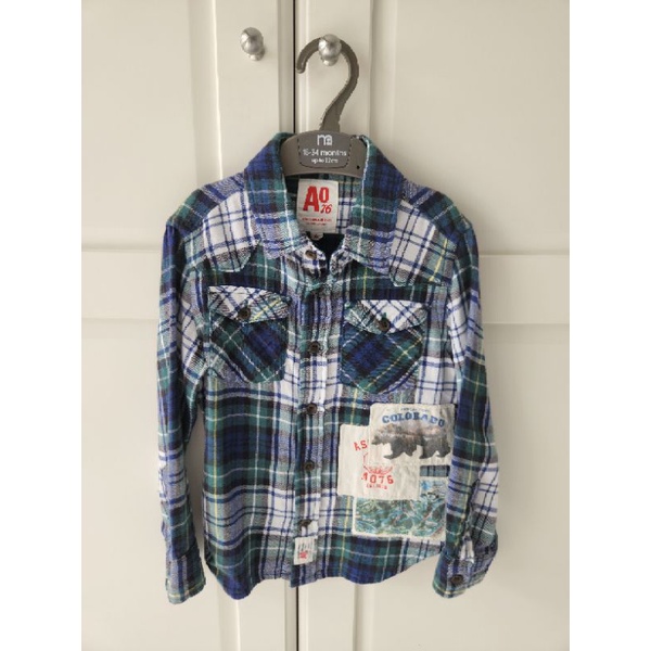 Kemeja anak flanel