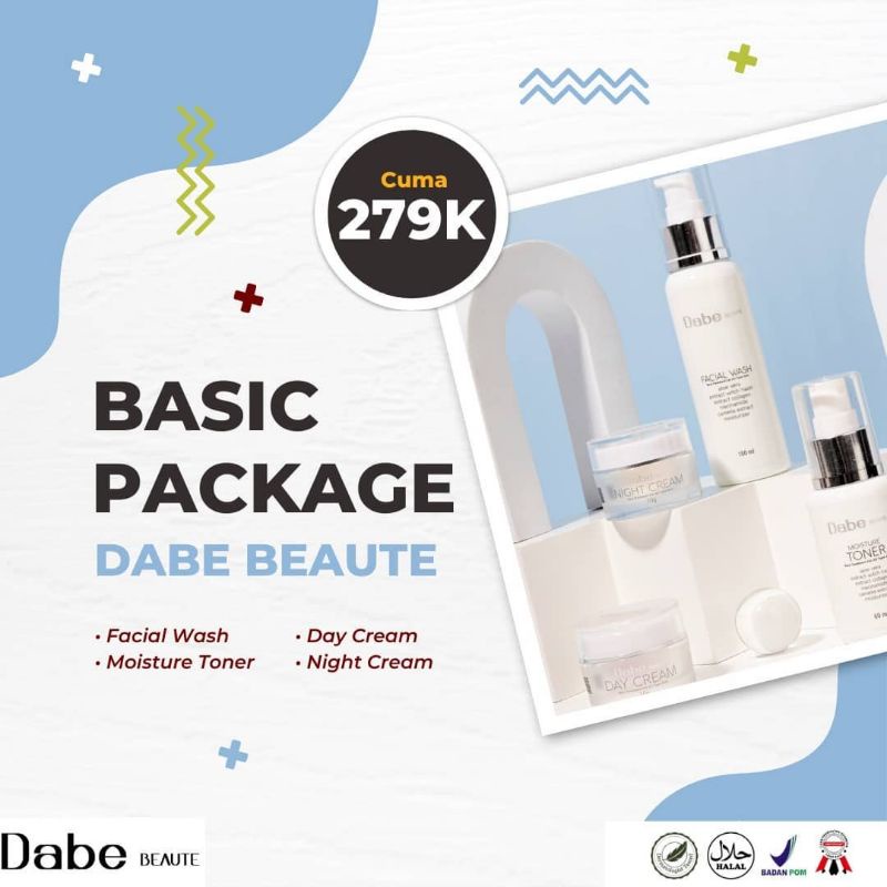 paket basic dabe beaute cuci gudang