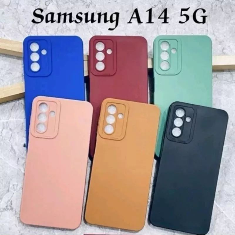 SOFTCASE MACARON PRO CAMERA SILIKON SAMSUNG A14-5G