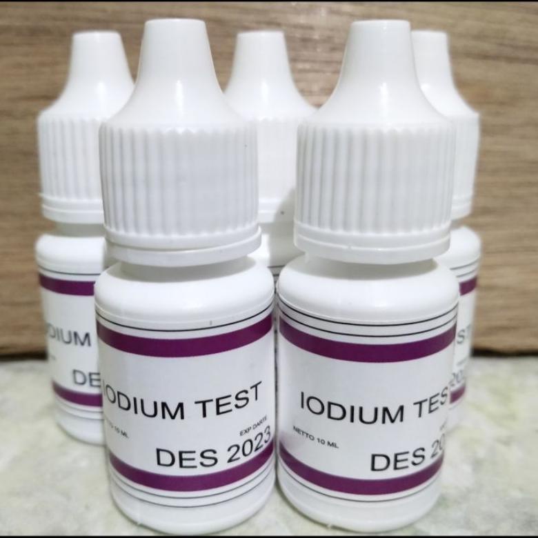 Promo Test Kit Yodium - Iodium test 10ml