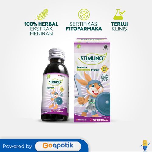 Stimuno Grape Sirup Botol 100 Ml