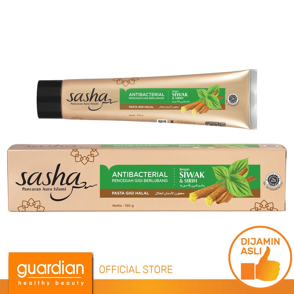SASHA Toothpaste Herbal Antibacterial 150g