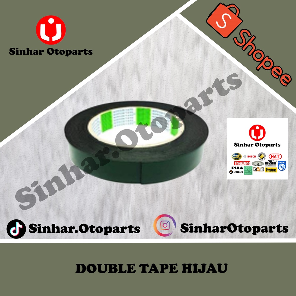 DOUBLE TAPE HIJAU