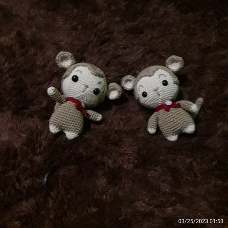 Boneka Amigurumi/Rajut Monkey