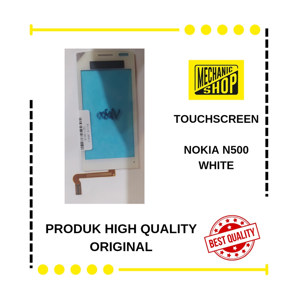 TOUCH SCREEN NOKIA N500 ( WHITE ) - NO FRAME