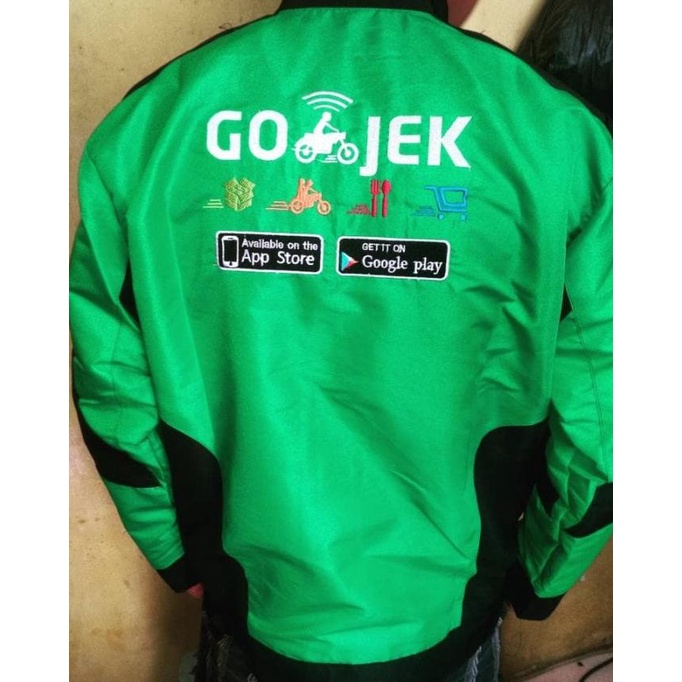 jaket gojek model saku