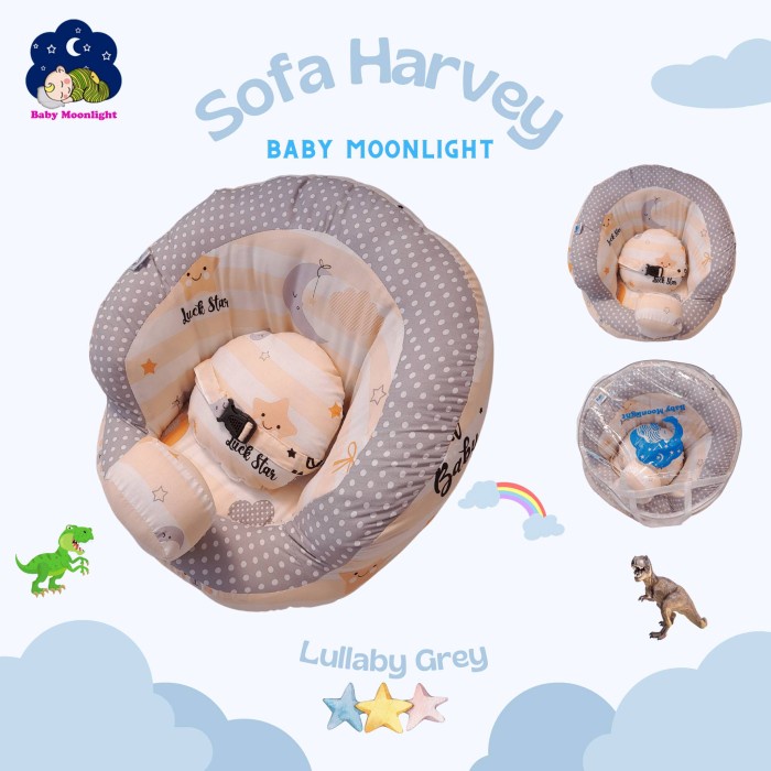 Sofa bayi harvey - Lullaby grey