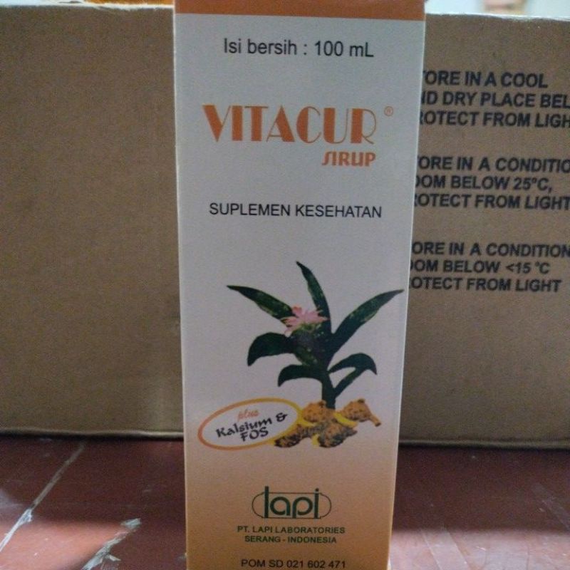 Vitacur Sirup 100ml / Suplemen Kesehatan