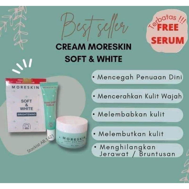 CREAM MORESKIN SOFT & WHITE