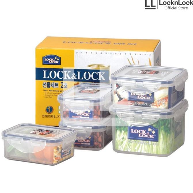 Lock&Lock Gift Set isi 5pcs HPL855GSS
