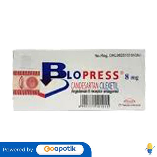 BLOPRESS 8 MG BOX 14 TABLET