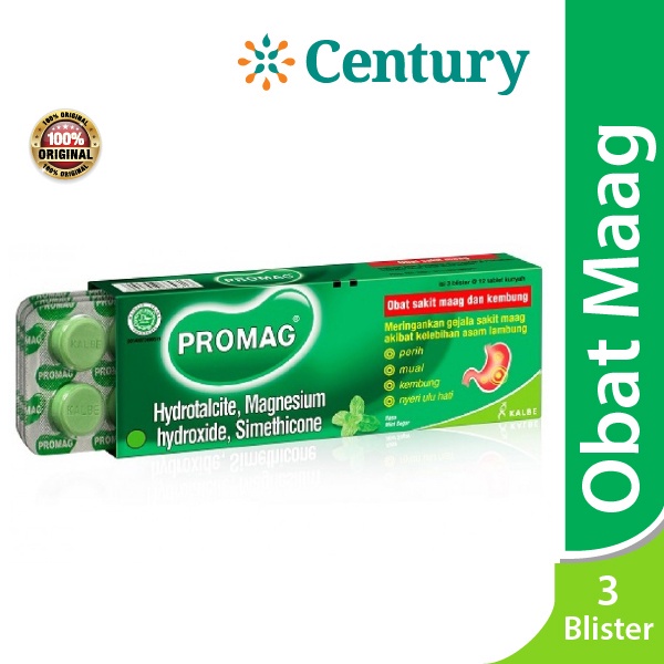 PROMAG 1 BLISTER @ 10 TABLET KUNYAH