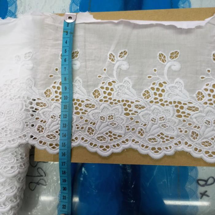 Hiok Renda Katun 907152 Putih