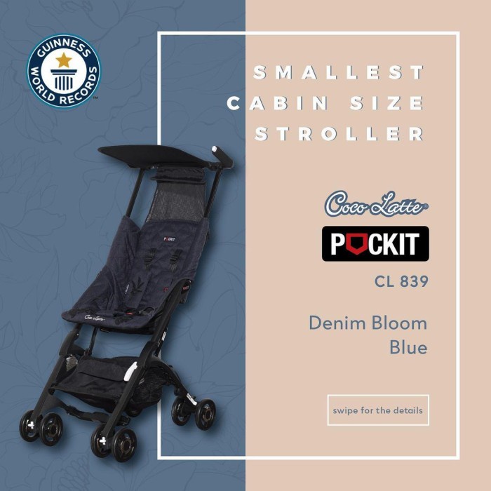 Terlaris Stroller Cocolatte Pockit 839