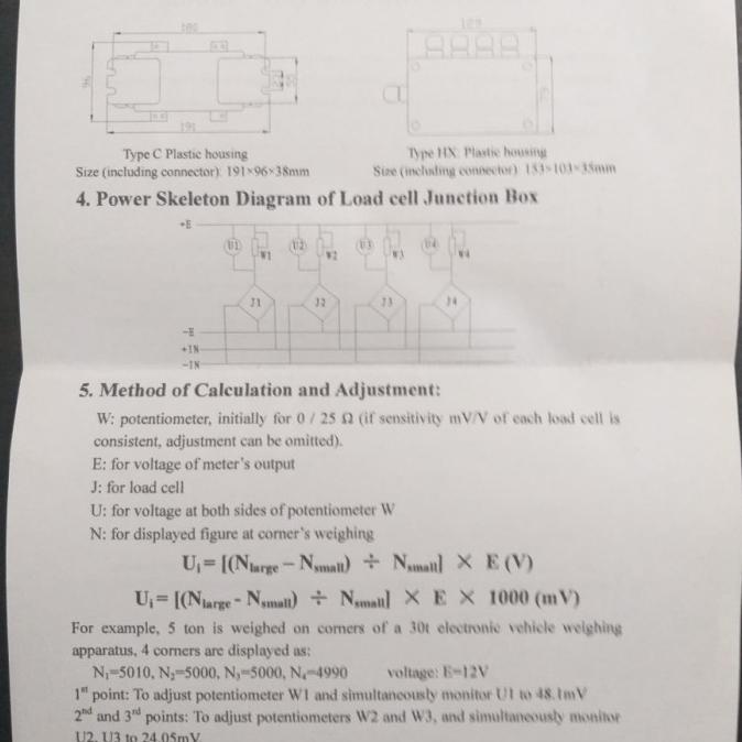Junction Box 6 Hole Sonic Model 6 Load Cell