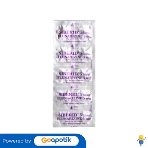 SIBERID 5 MG STRIP 10 TABLET