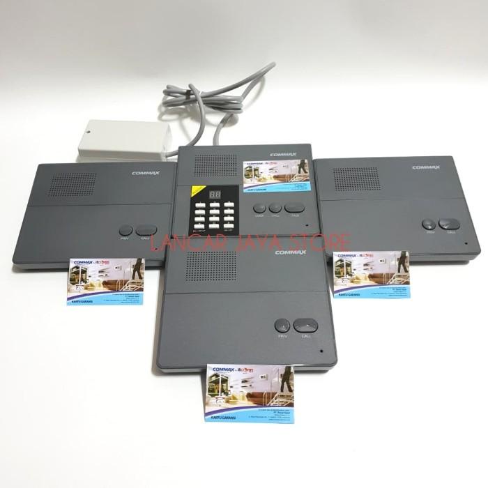 Intercom Commax CM810 Plus 3unit CM800 Hitam