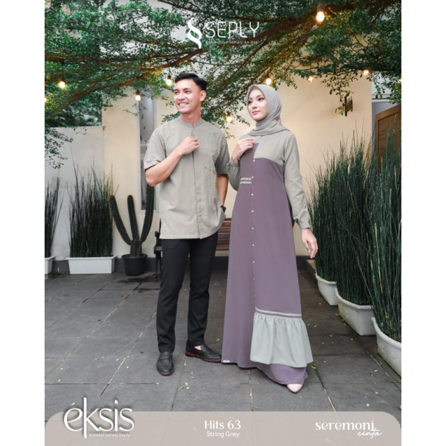 COUPLE HITS PASANGAN //HITS 63 STRING GREY //