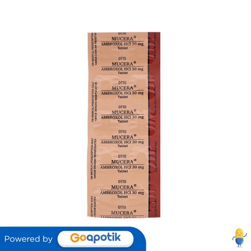 MUCERA 30 MG STRIP 10 TABLET