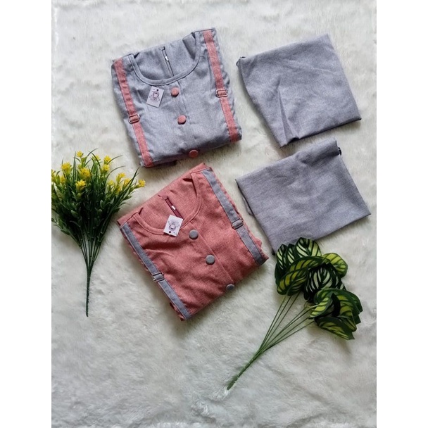 (COD) GAMIS ANAK SET HIJAB SIZE S
