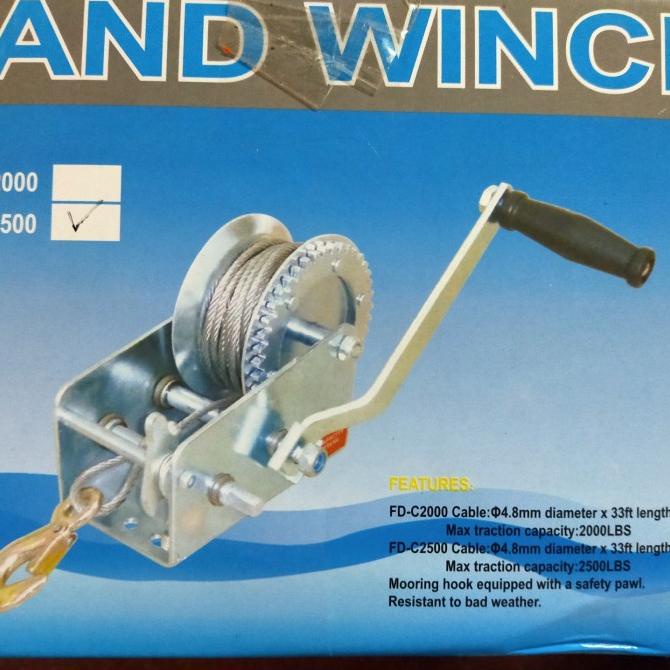 hand winch 2500 lbs