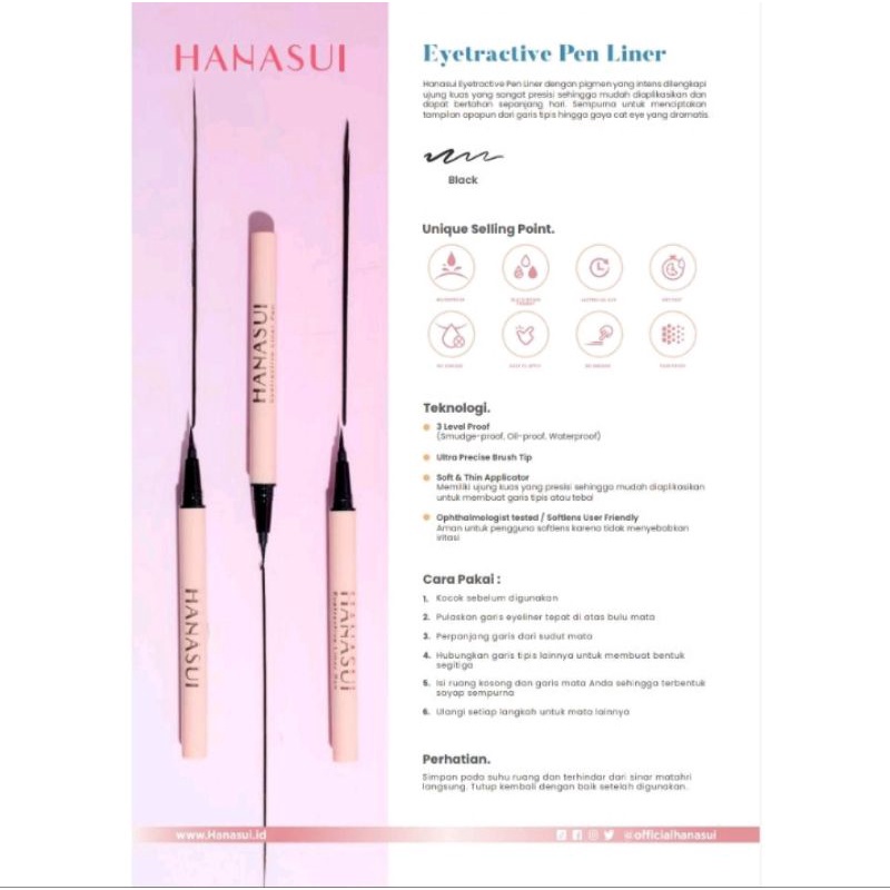 Hanasui Eyetractive Pen Liner