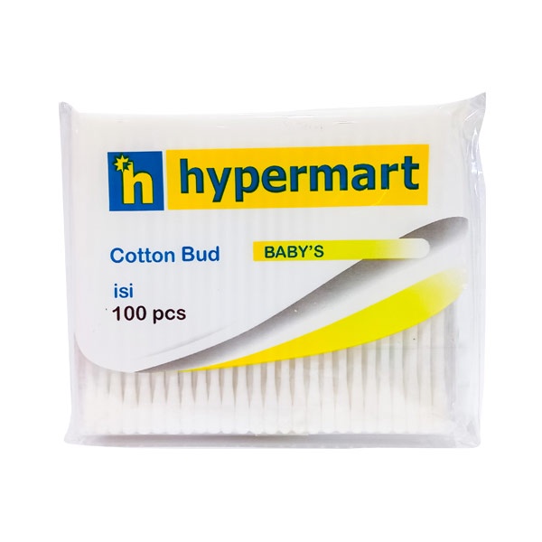 HYPERMART VALUE PLUS BABY COTTON BUDS 100 PCS