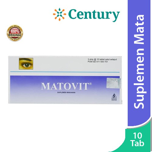 Matovit 10 Tablet/Suplemen Kesehatan mata