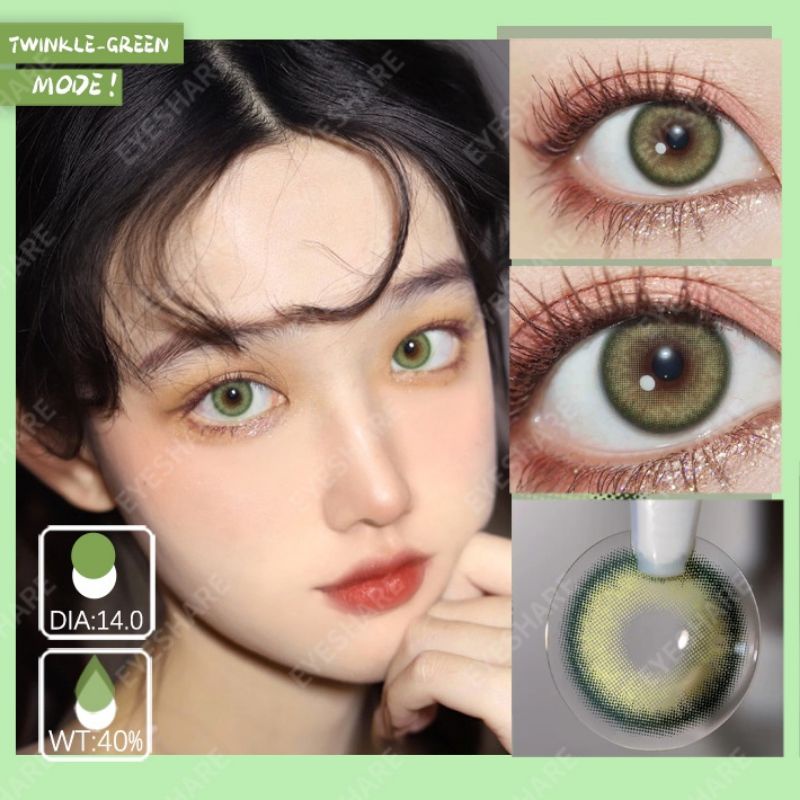 Softlens hijau natural twinkle
